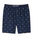 Short De Pyjama Motif/style Imprimé Intégral Homme Bleu Marine Lacoste-2