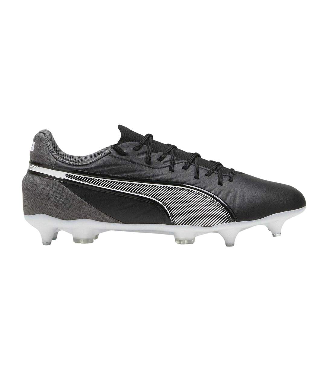Mens King Match Soft Ground Football Boots  Black Puma-1
