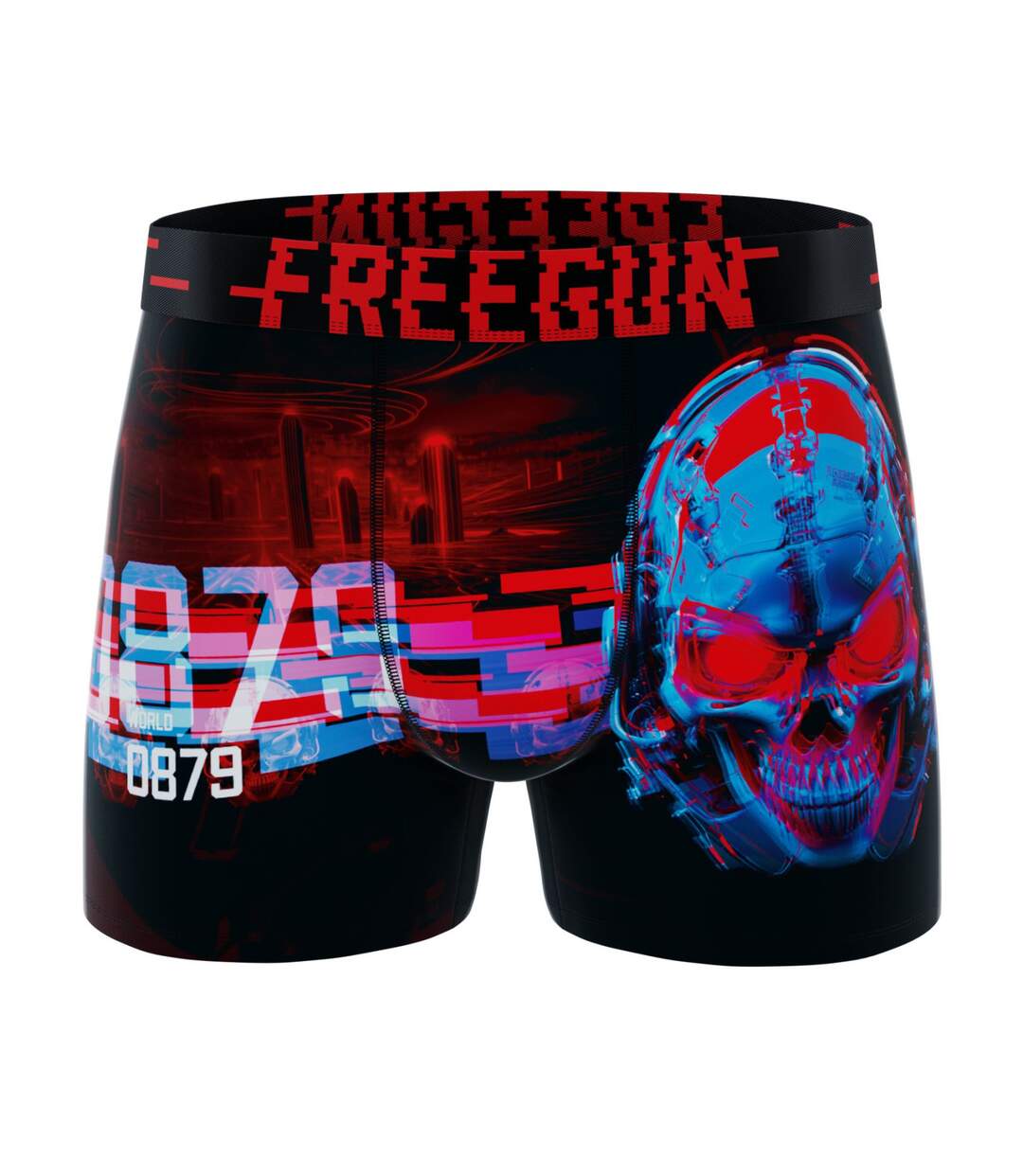 Lot de 5 boxers homme Tech Glitchy Freegun-4