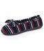 Isotoner Chaussons Ballerines femme microvelours semelle ergonomique, mousse à mémoire forme-1