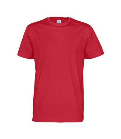 Mens Modern T-shirt Red Cottover
