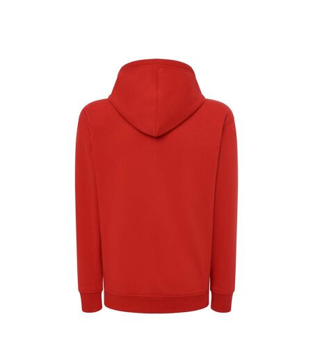 Veste À Capuche Motif/style Uni Adulte Rouge JHK