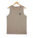 Débardeur homme Challenger SOLEIL taupe — Confort pur coton jersey peigné-2