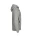 Sweat À Capuche Miami Homme Gris Chiné Clique-4