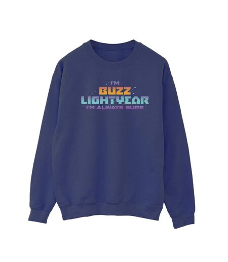 Disney - Sweat LIGHTYEAR ALWAYS SURE TEXT - Femme (Bleu marine) - UTBI25214