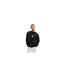 Sweat Motif/style Flammes Homme Noir Hugo-1