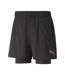Short de running noir homme puma run 2in1 - xs-1