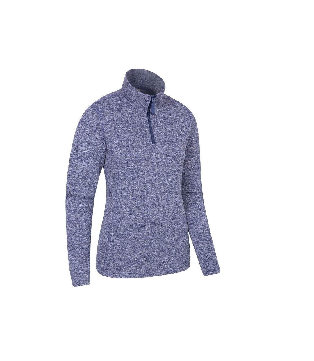 Womens/ladies idris fleece top navy Mountain Warehouse