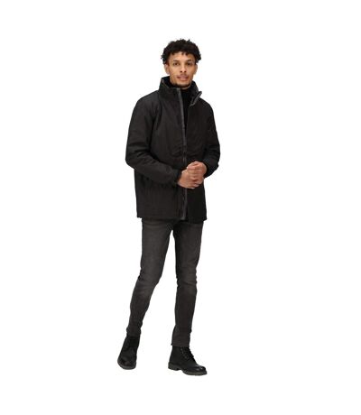Beauford Manteau Imperméable Homme Noir Regatta
