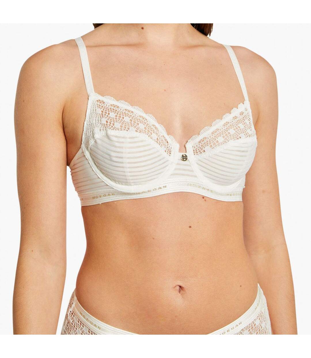 Soutien-gorge à armatures ivoire Lily