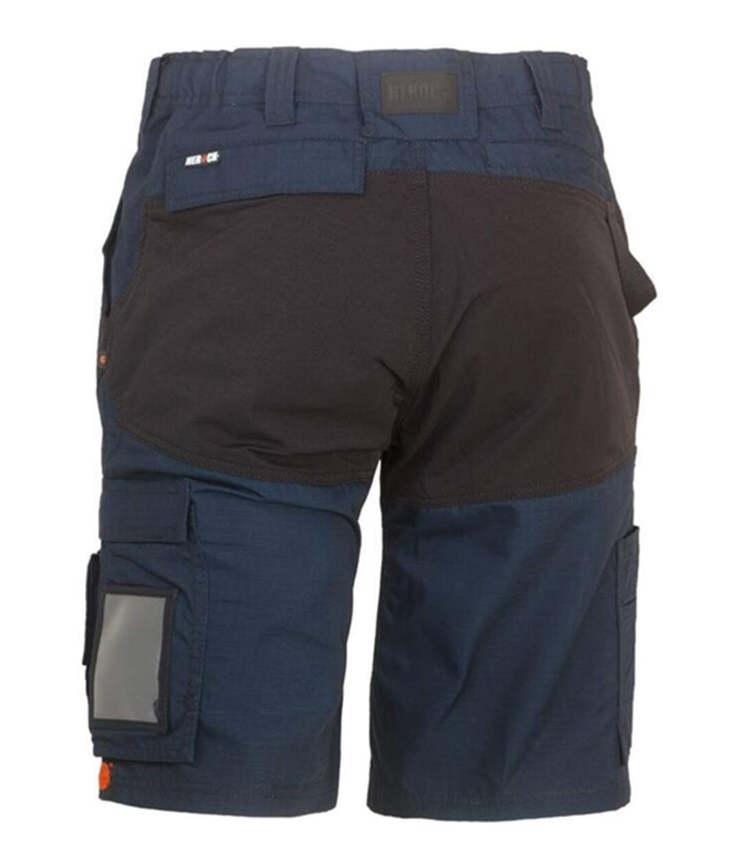 Bermuda de travail Ripstop extensible - Homme - HK016 - bleu marine