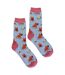 Miss Sparrow - Chaussettes Fantaisie Femme Bambou Motif Capybara Douces Cadeau-4