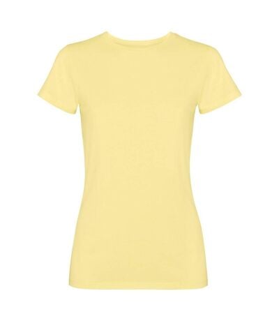 T-shirt Manches Courtes Fiyi Femme Jaune Roly