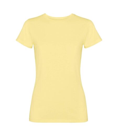 T-shirt Manches Courtes Fiyi Femme Jaune Roly