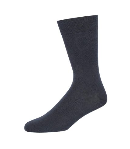 Chaussettes adulte bleu mer / charbon French Connection