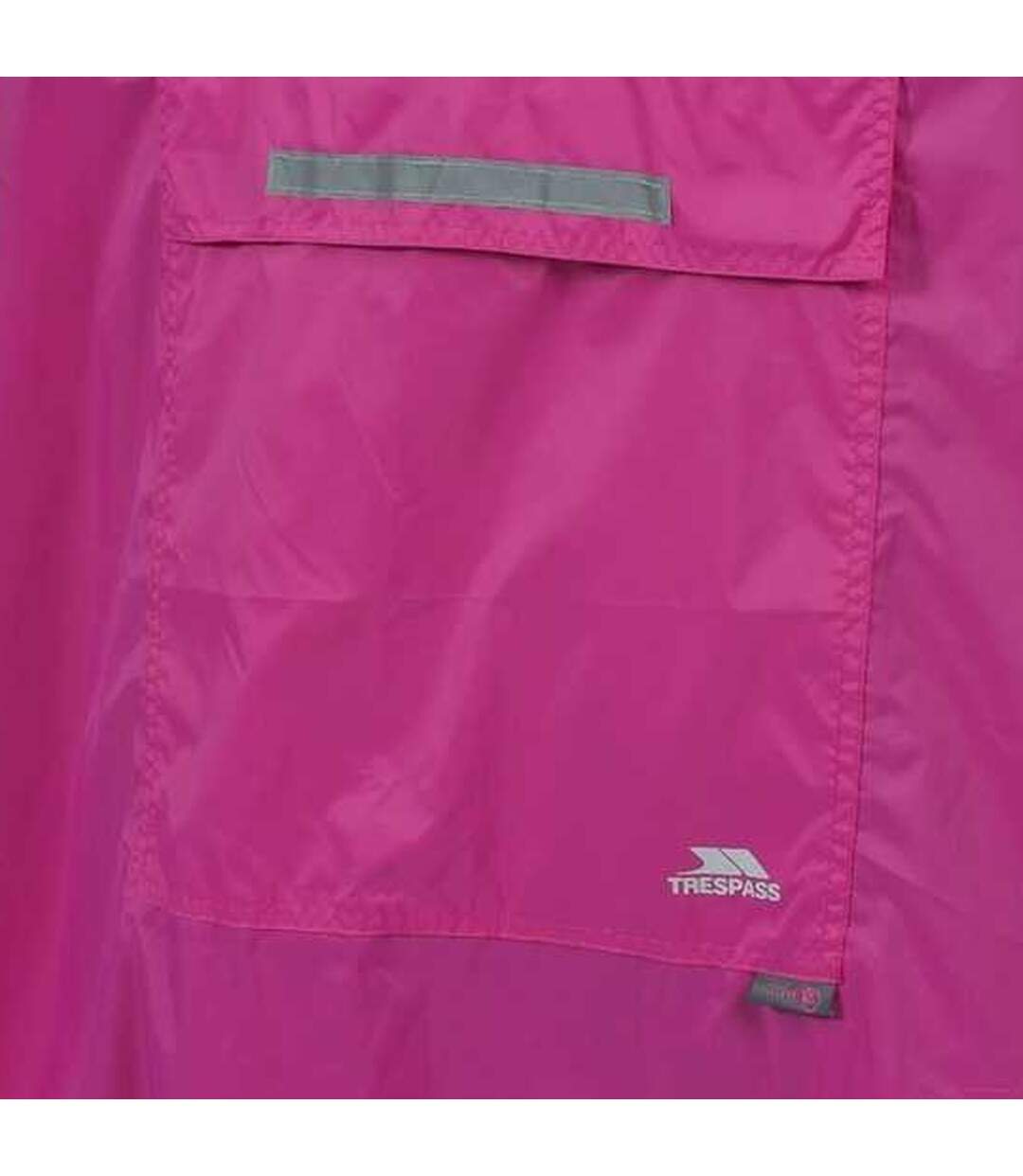 Qikpac Unisex Hooded Waterproof Packaway Poncho Sasparilla Trespass-4
