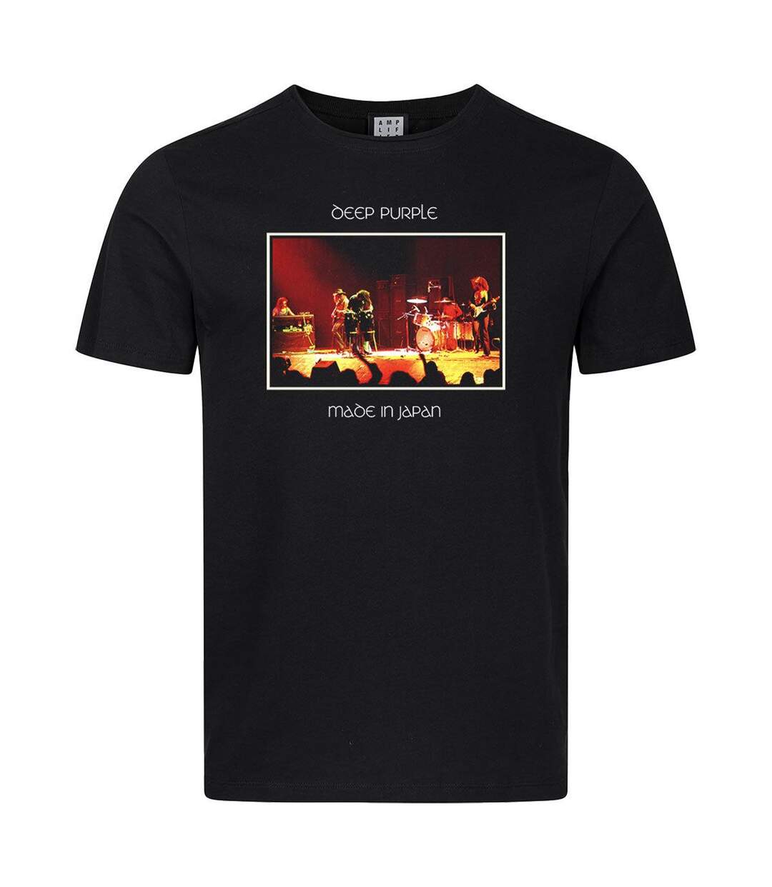 T-shirt Motif/style Deep Purple Made In Japan Adulte Noir Amplified-1