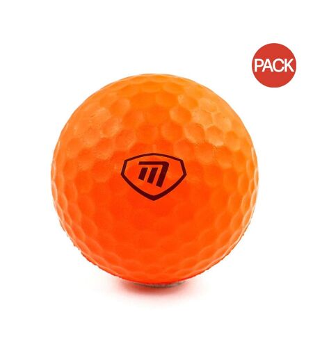 Masters Lite Flite Foam Practice Golf Balls (Pack of 6) (Orange) (One Size)