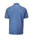 Mens ferris polo shirt dusky blue/white Farah-2