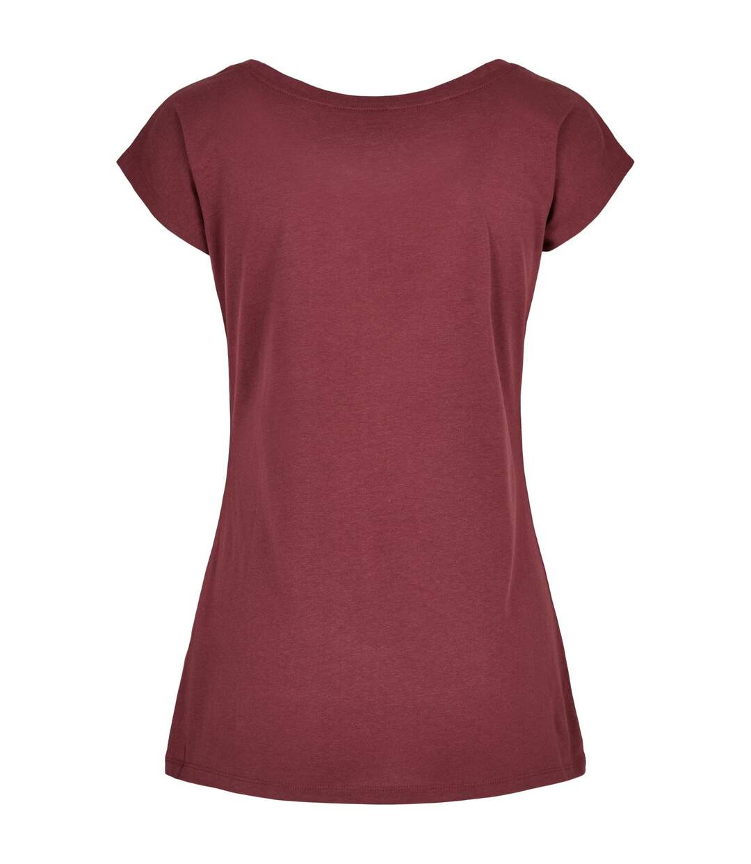 T-shirt À Col Large Pour Femme/femme Cerise Build Your Brand-2