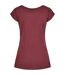 T-shirt À Col Large Pour Femme/femme Cerise Build Your Brand-2
