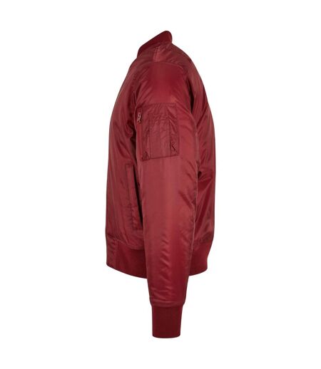 Blouson Aviateur Homme Bordeaux Build Your Brand