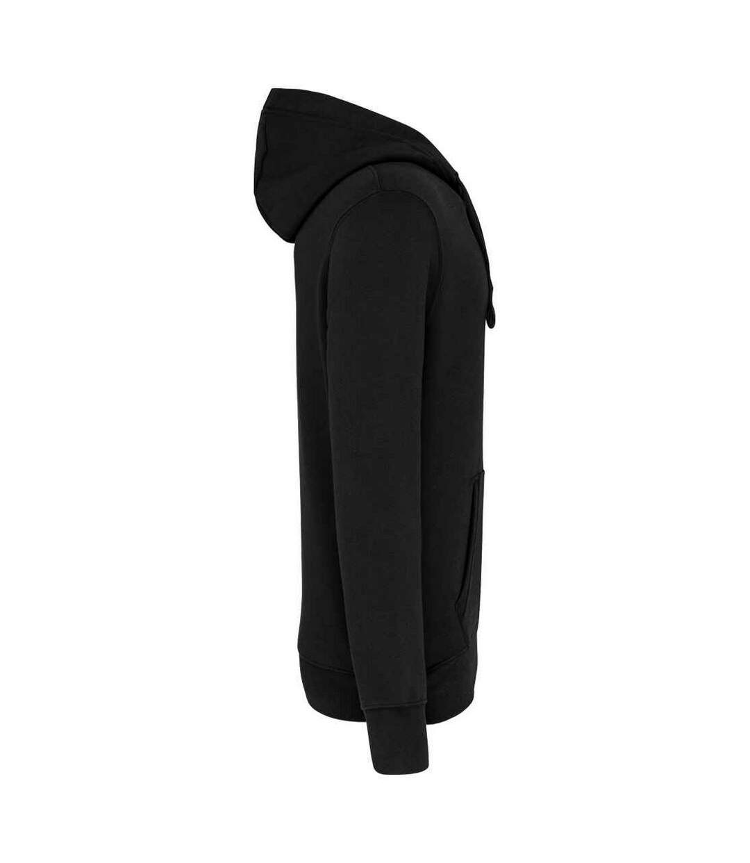 Mens Hooded Sweatshirt Black Kariban-3
