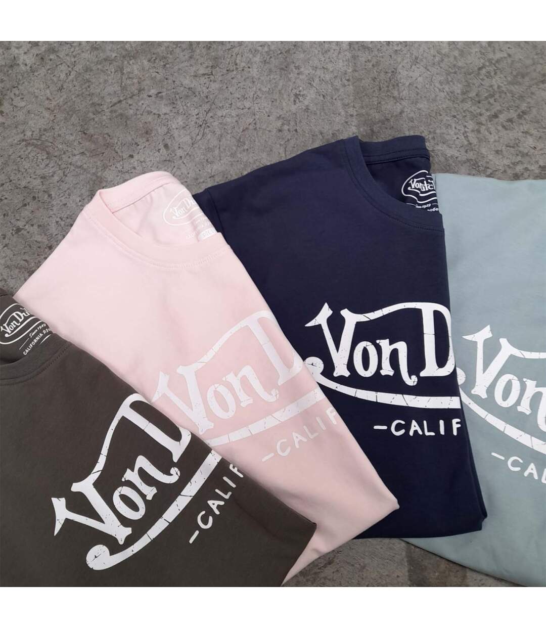 T-shirt homme col rond stretch avec logo Life Vondutch