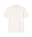Womens/ladies Terry Slim Short-sleeved Polo Shirt Cream Lacoste-2