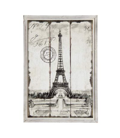 Tableau en bois Paris Tour Eiffel