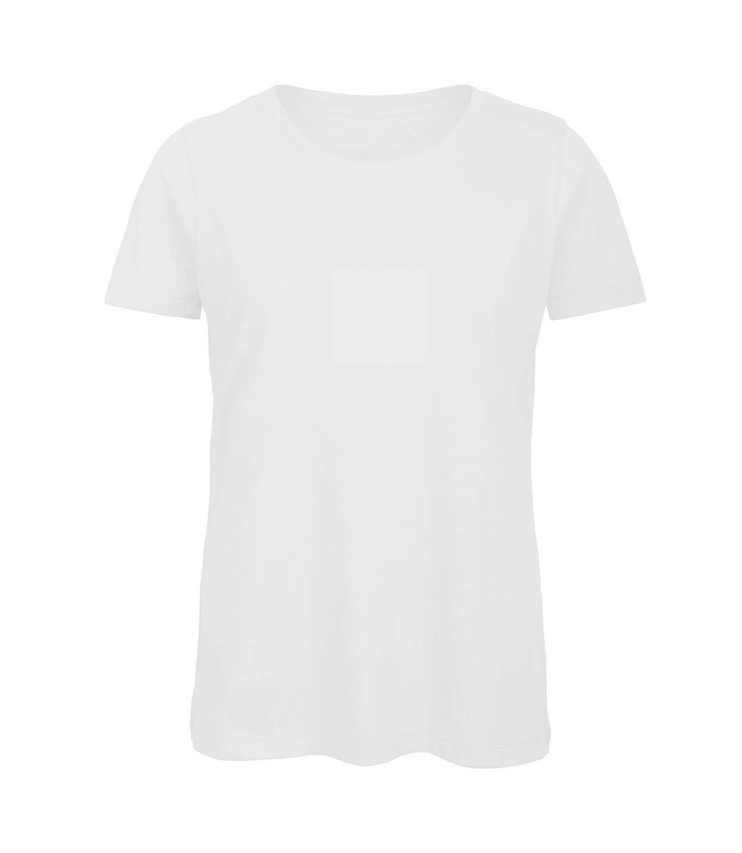 T-shirt en coton bio femme blanc B&C-1