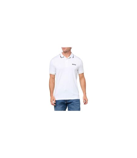 Polo Paul Homme Blanc Cassé Boss