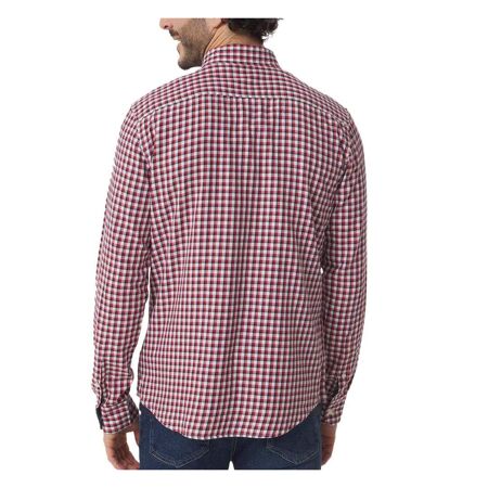 Chemise Blanche/Rouge Homme TBS Baltique - 3XL