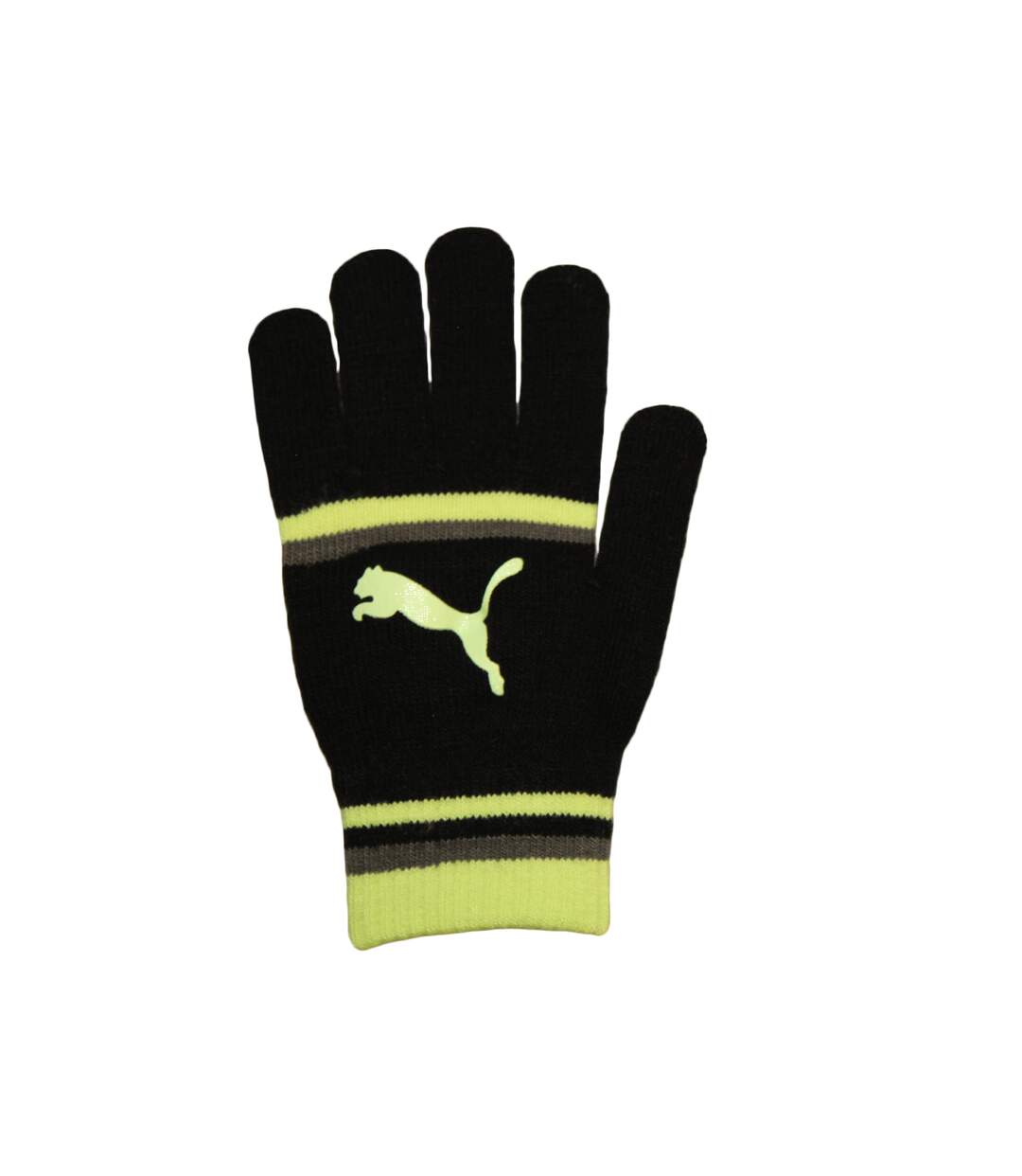 Gants femme noir / jaune fluo Puma-3