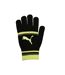 Puma Womens/Ladies Striped Gloves (Black/Hi-Vis Yellow) - UTUT1631