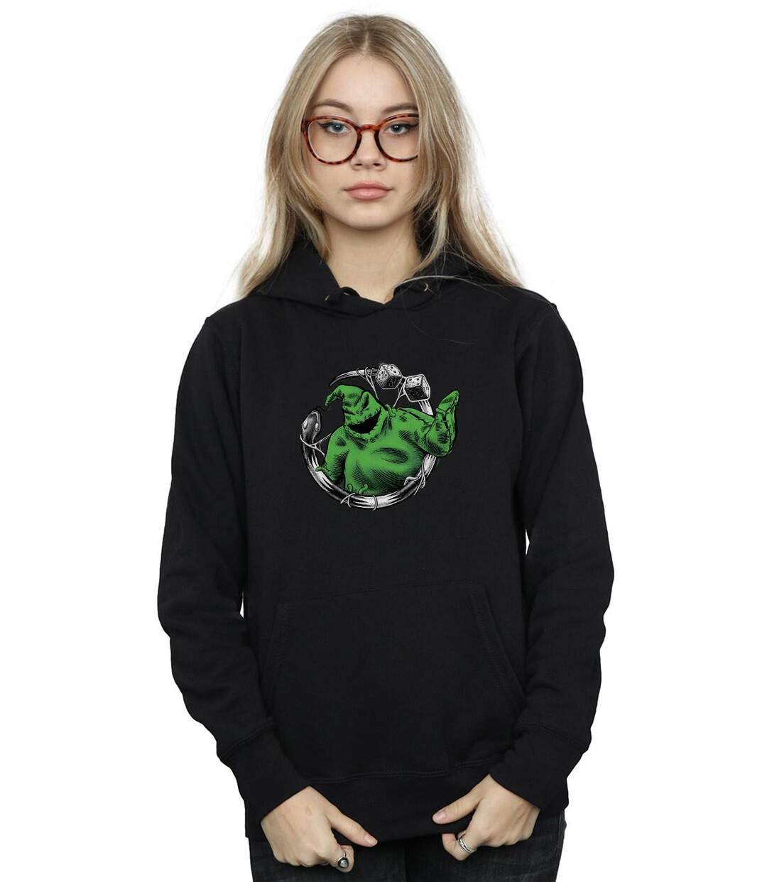 Disney Sweat à capuche Nightmare Before Christmas Roll The Dice Femme/Femme (Noir) - UTBI12272-2