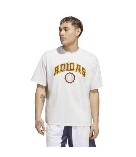 T-shirt Basket Motif/style Logo Imprimé Gfx Adulte Blanc Nuage Adidas