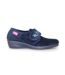 Chaussons Paula Femme Bleu Marine Blanc Lunar-3