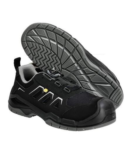 Mens Footwear Fit Manaslu Nubuck Safety Shoes Black Mascot