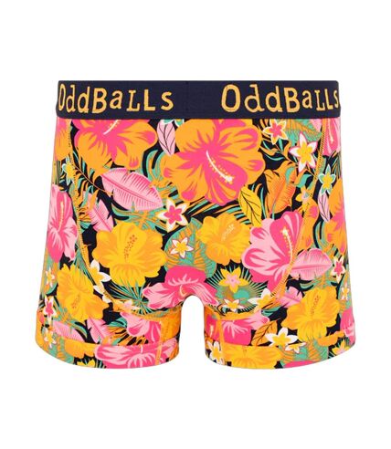 Mens hibiscus boxer shorts multicoloured OddBalls