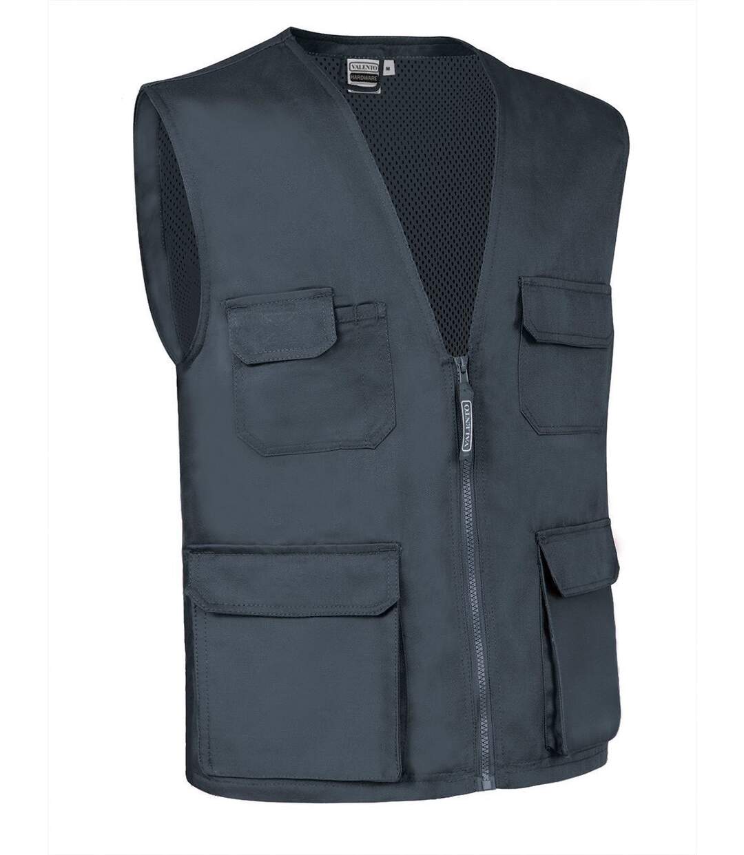 Gilet sans manches multipoches - HARDWARE gris ciment-2