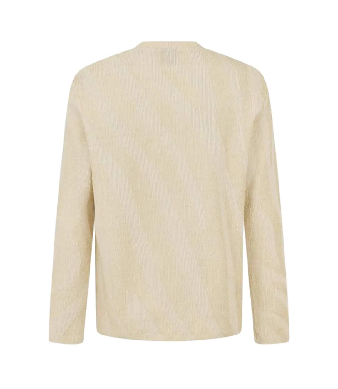 Mens Ribbed Regular Jumper Ecru Jack And Jones-2
