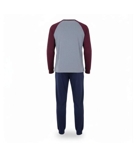 OZABI Pyjama Homme Doublé Polaire Broderie New York City