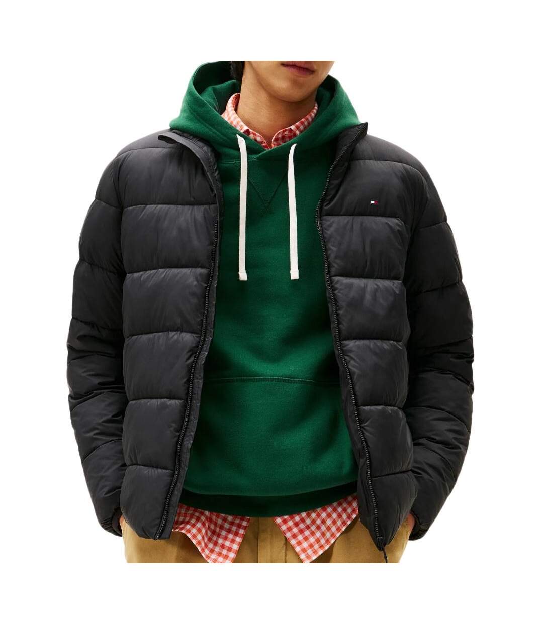 Doudoune noire tommy hilfiger weight-1