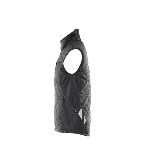 Mens Accelerate Plain Winter Gilet Black Mascot