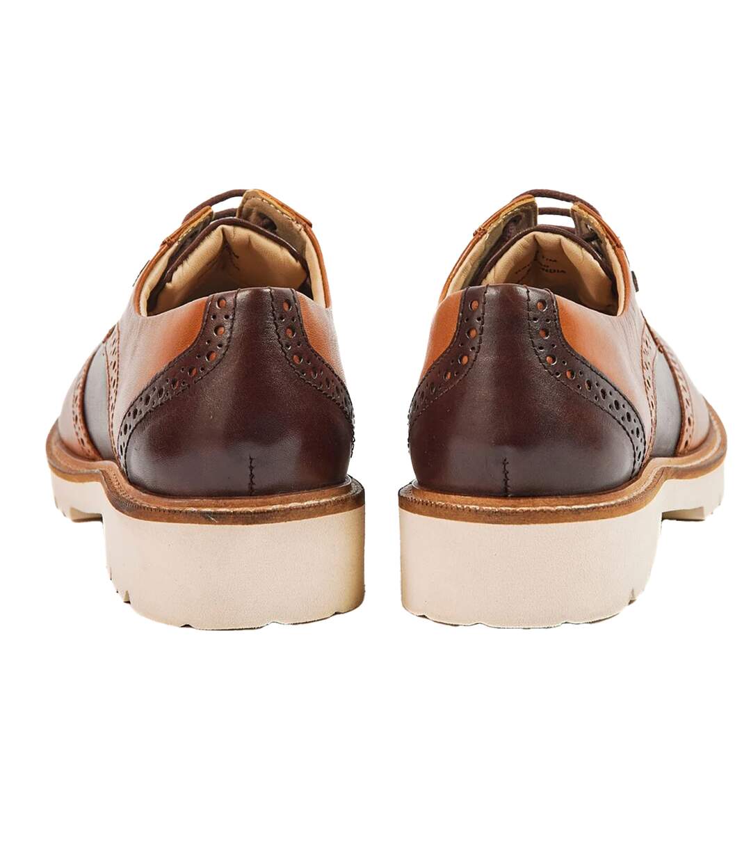 Chaussures Brogues Kortney Homme Brun Clair POD-2