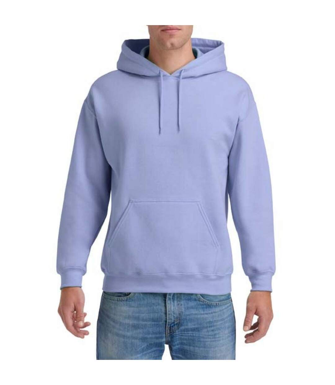 Sweat À Capuche Adulte Violet Clair Gildan-1