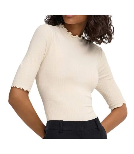 T-Shirt ecru femme jdy fransiska
