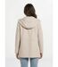Veste manteau lainage tweed double boutonnage capuche-2