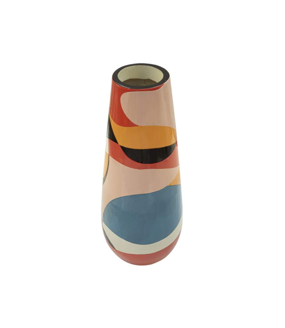 Vase Haut en Résine Rubic 92cm Multicolore-2